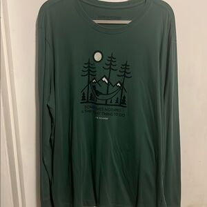 Life Is Good Green Long Sleeve Tee